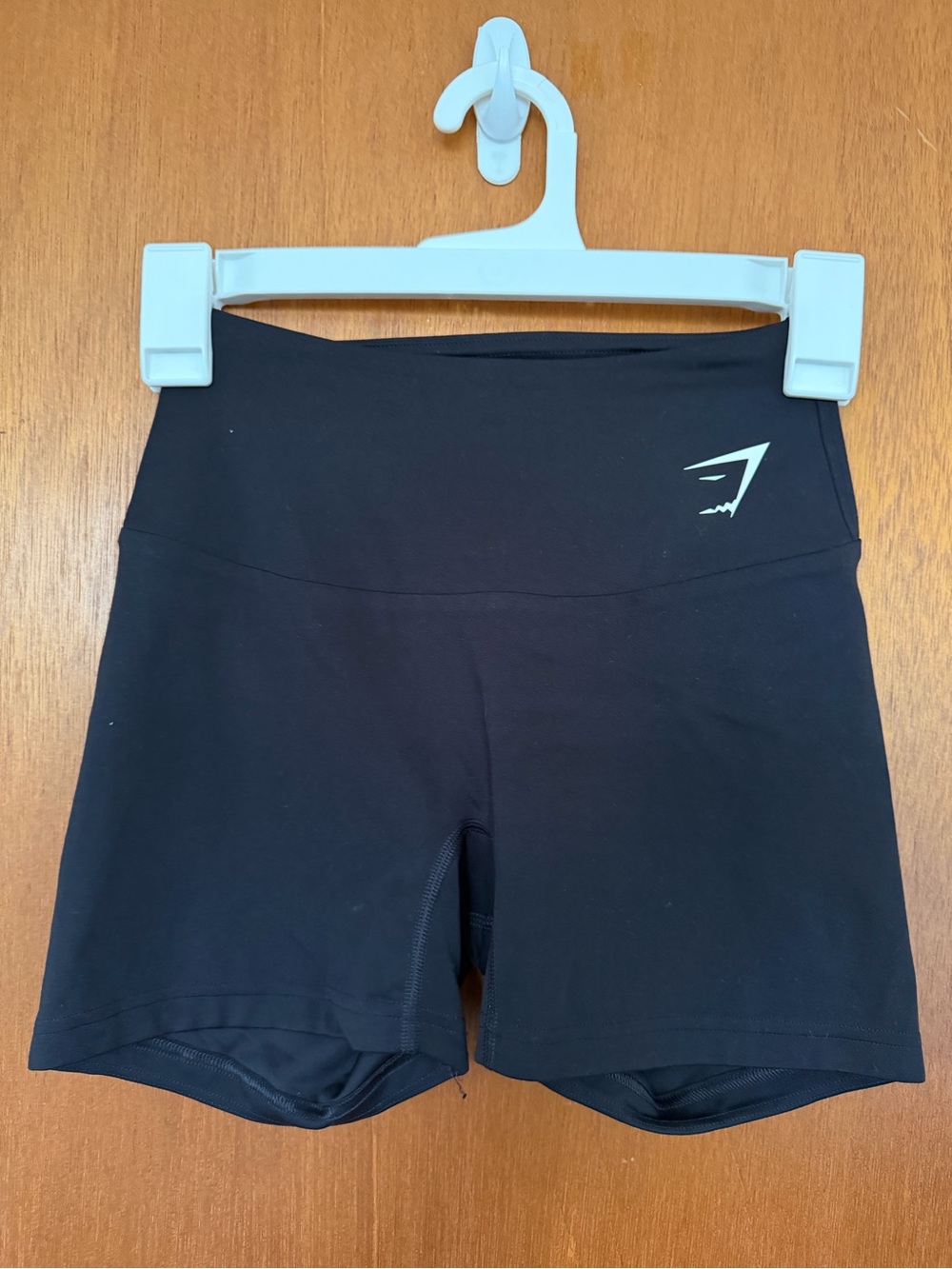 Gymshark Black High-Waist Mini Training Shorts